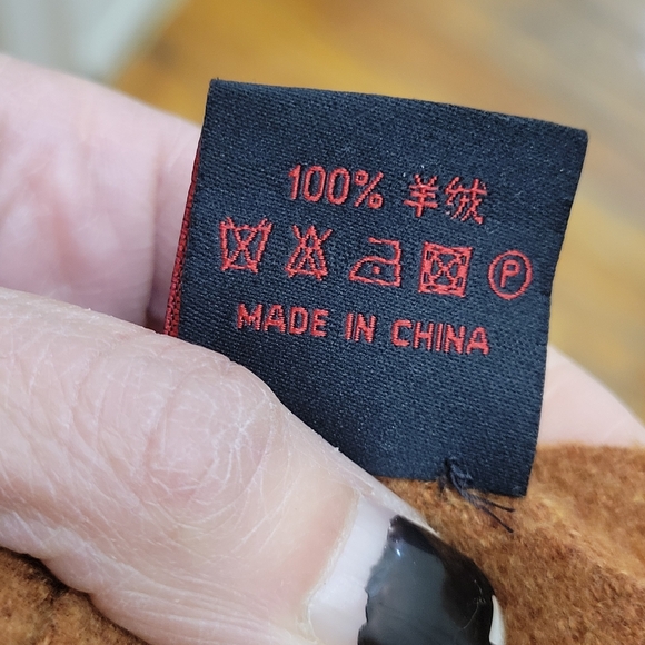 Cashmere Large Shawl/Scarf In Golden Brown Color Quiet Luxury Old Money EUC - Picture 4 of 7